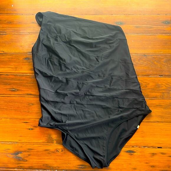 Summersalt Side Stroke single shoulder plus size one piece swimsuit sz 24 - Picture 1 of 5